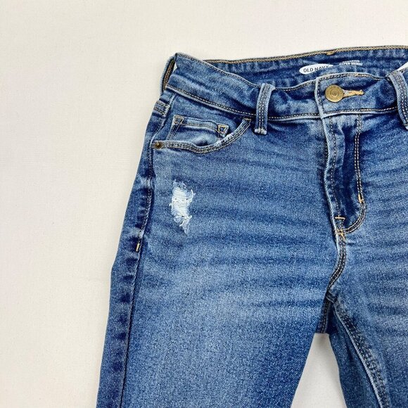 Old Navy Womens Rockstar Super Skinny Jeans Distressed Size 0 - Picture 4 of 9